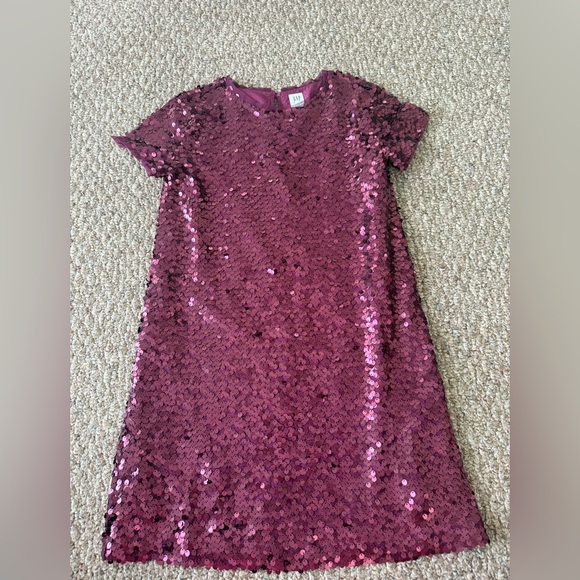 GAP Other - GAP Kids Shimmering Burgandy  Sequin dress